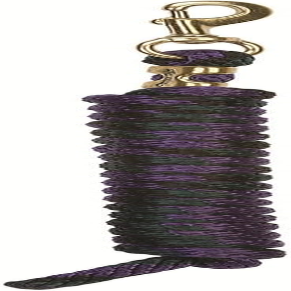 Weaver Leather Poly Lead Rope with a Solid Brass 225 Snap - Hurricane Blue image number 2