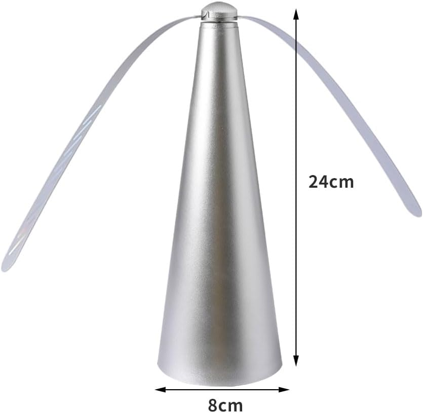 Fly Free Repellent Fan Trap Entertaining Chemical Hook Indoor Outdoor Home image number 2