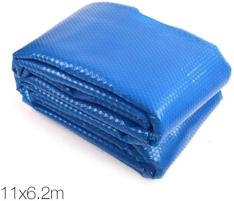 Aquabuddy Pool Cover 400 Microns Silver 11X6.2M Solar Swimming Pools Covers, above Ground, Bubble Blanket Blankets Heater Garden Rectangle Outdoor Summer image number 1