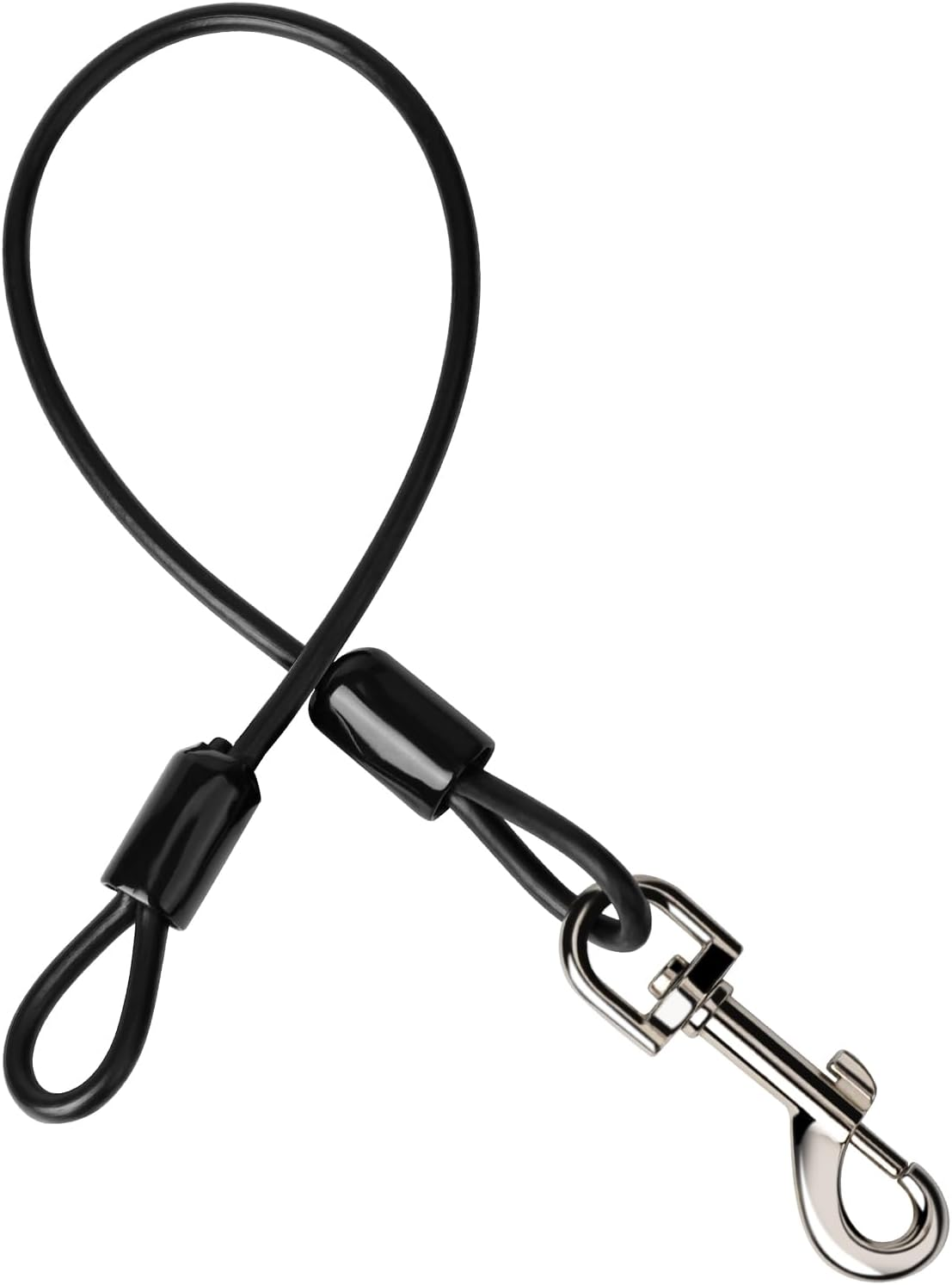 Enbluy Chew Proof Dog Leash - Metal Cable Lead No Tangle Multiple Dog Leashes for Small and Medium Dogs for Collars and Harnesses (1 Pack)