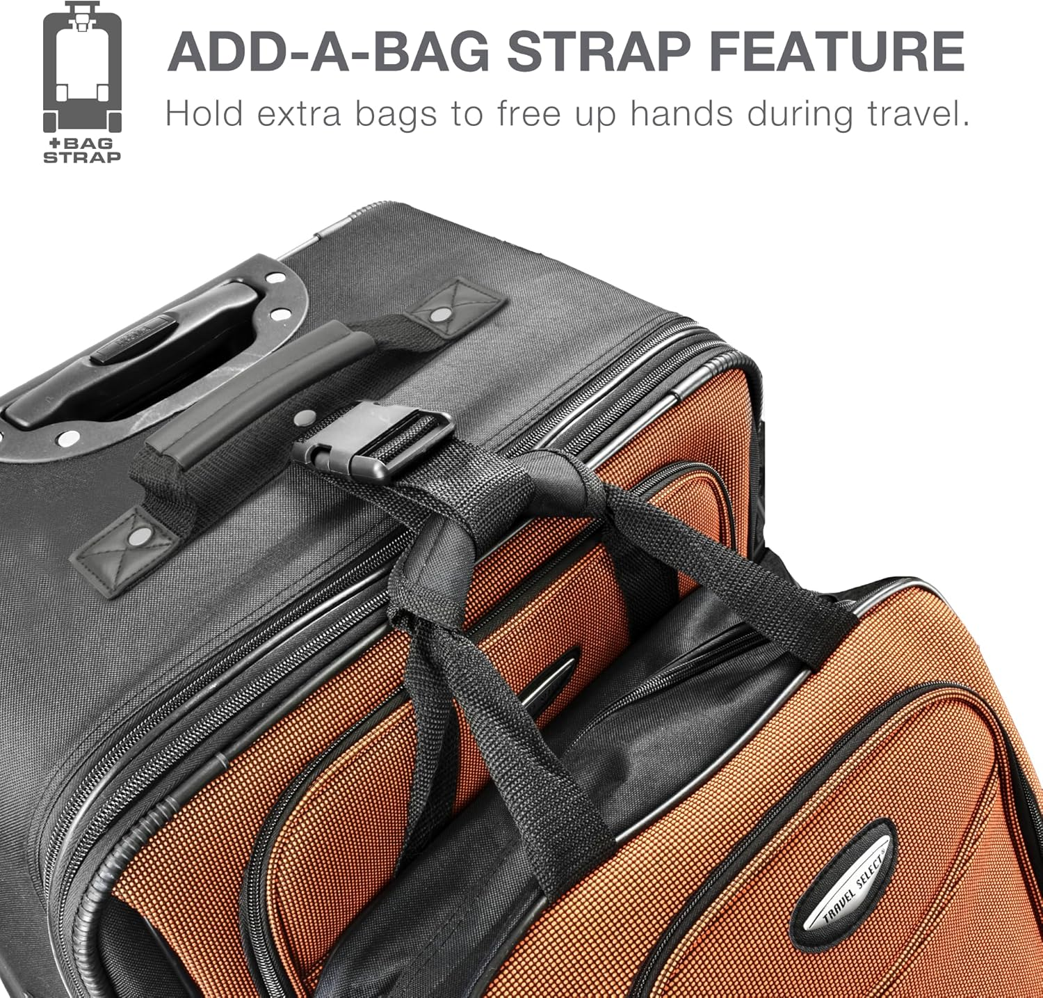 Traveler'S Choice Amsterdam 25-Inch Expandable Rolling Upright, Navy (Blue) - TS6950N25 image number 7