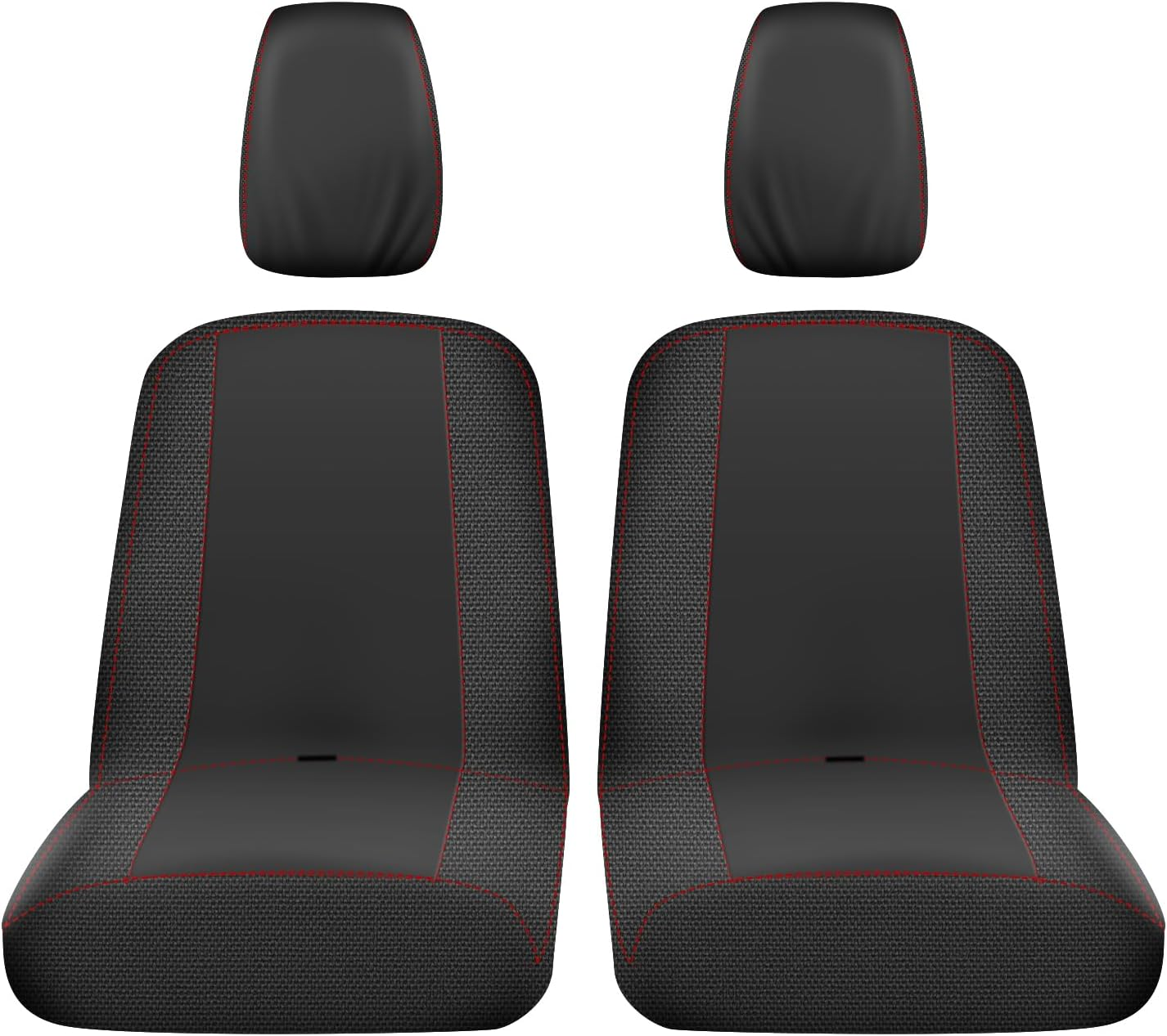 BORDAN UTV Seat Cover for 2004-2021 Yamaha Rhino 700 660 450, Heavy Duty 1680D Waterproof Full Protection Outdoor Seat Cover Set(4 PCS) image number 2