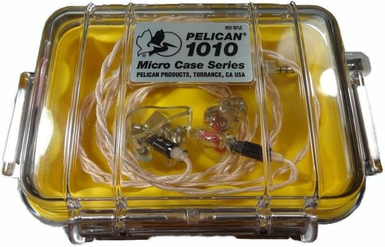 Pelican #1010 Micro Case, Clear/Black, One Size image number 1
