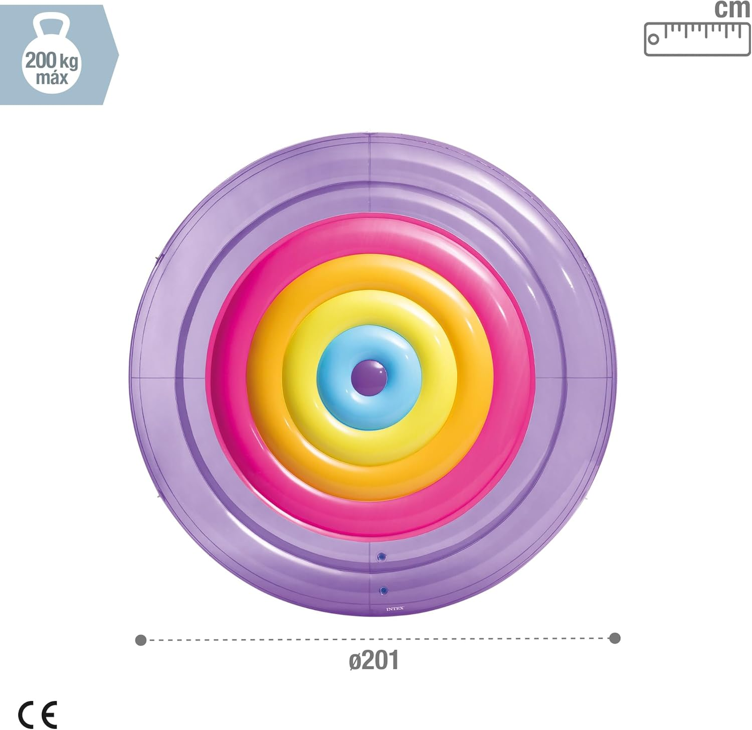 Intex Rainbow Fiesta Island Pool Float