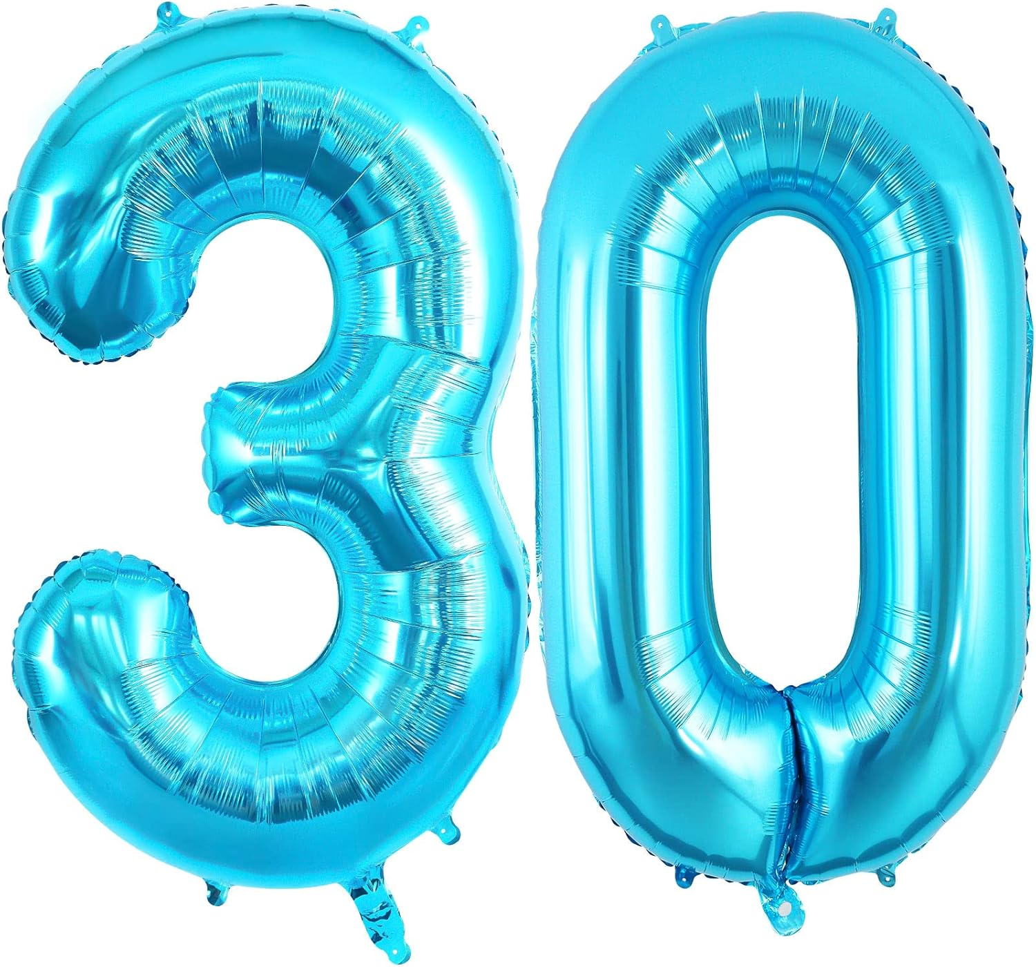 40 Inch Green 30 Number Balloons, Jumbo Foil Balloons for 30Th Birthday Party Decorations Supplies / 30Th Anniversary Event