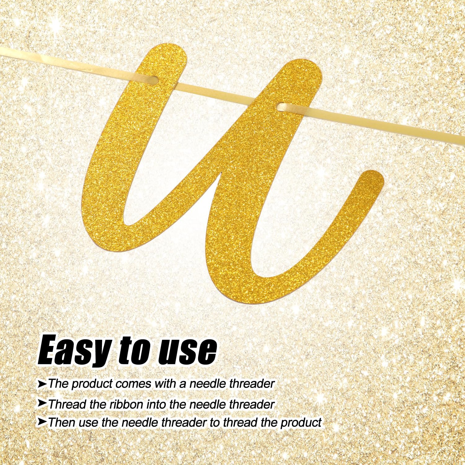 Go Shawty It'S Your Birthday Banner, DIY Rap Theme Birthday Banner Happy Birthday Banner Sign Hip Hop Birthday Garland Banner for Party Favor Photo Props (Gold) image number 5