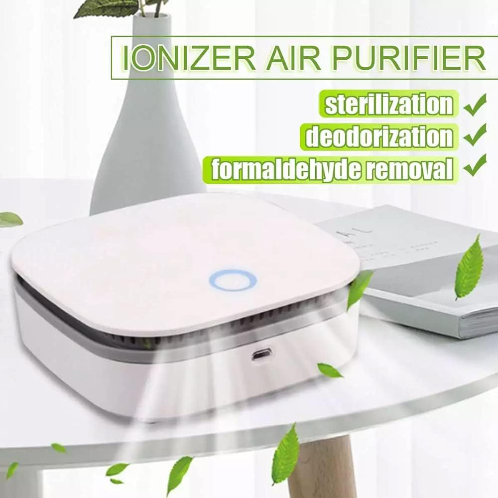 Mingzhe Portable Air Purifier Ozone Generator O3 Negative Ion Deodorizer Sterilizer Odor Remover Eliminating Wi Timer 2 Modes Ozone Machine for Home Car Office image number 1