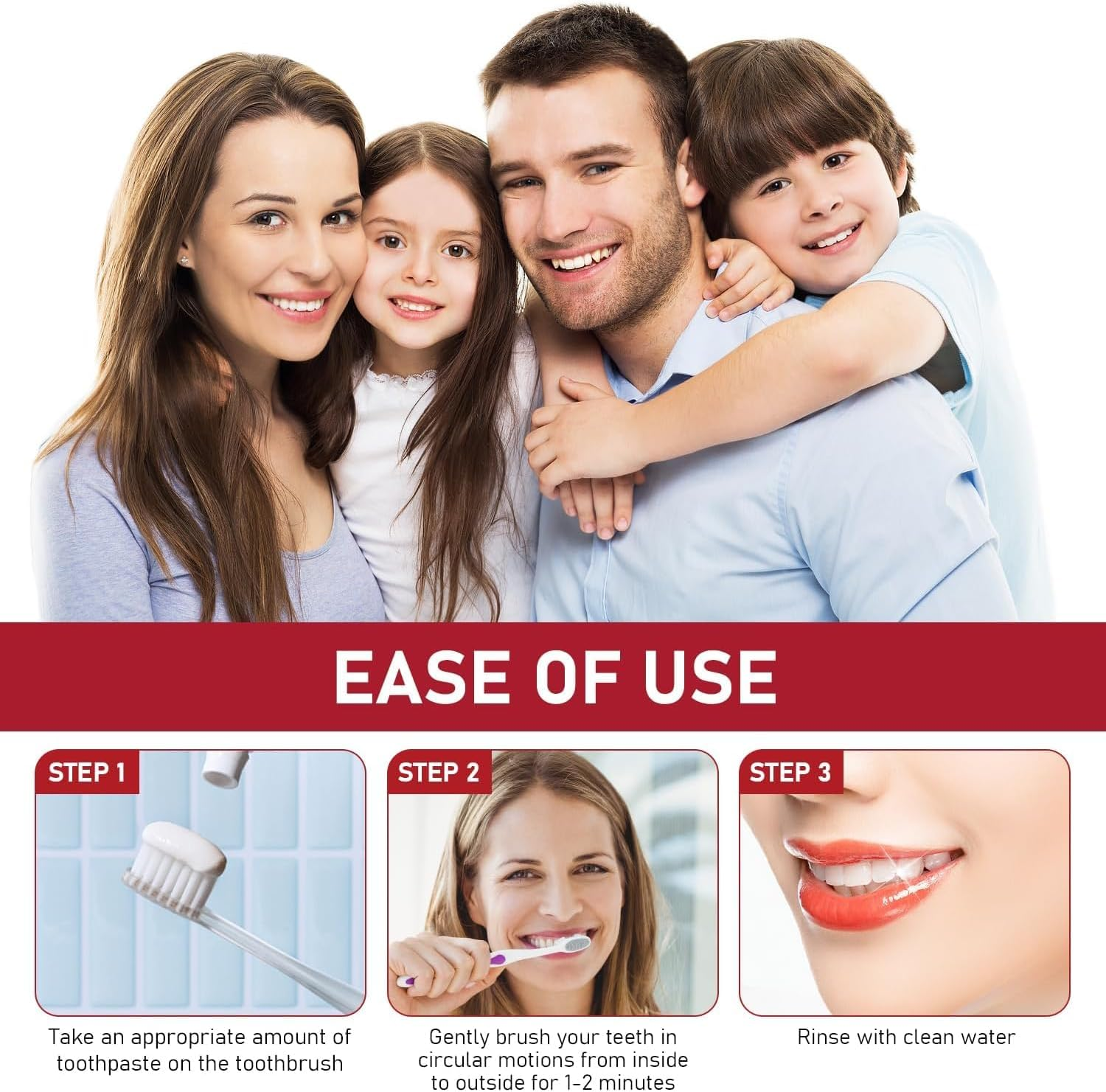 SP-6 Ultra Whitening Toothpaste, Deep Cleaning Care Fresh Breath Super Probiotic Toothpaste with Probiotic Oalance Oral Microbiot,120G/4.23Oz (1) image number 5