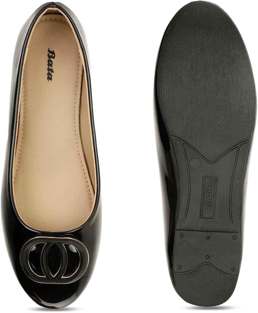 Bata Women Pull on Ballet Flat image number 3