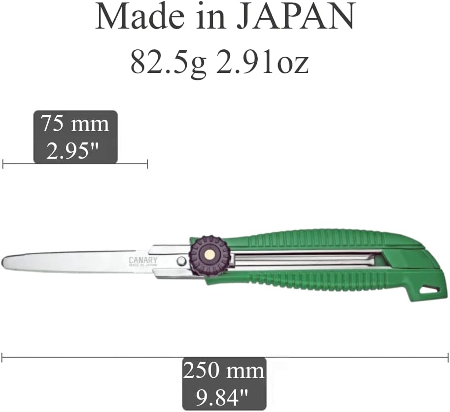 CANARY Corrugated Cardboard Cutter Slide Dan Chan Green (DC-25) image number 1