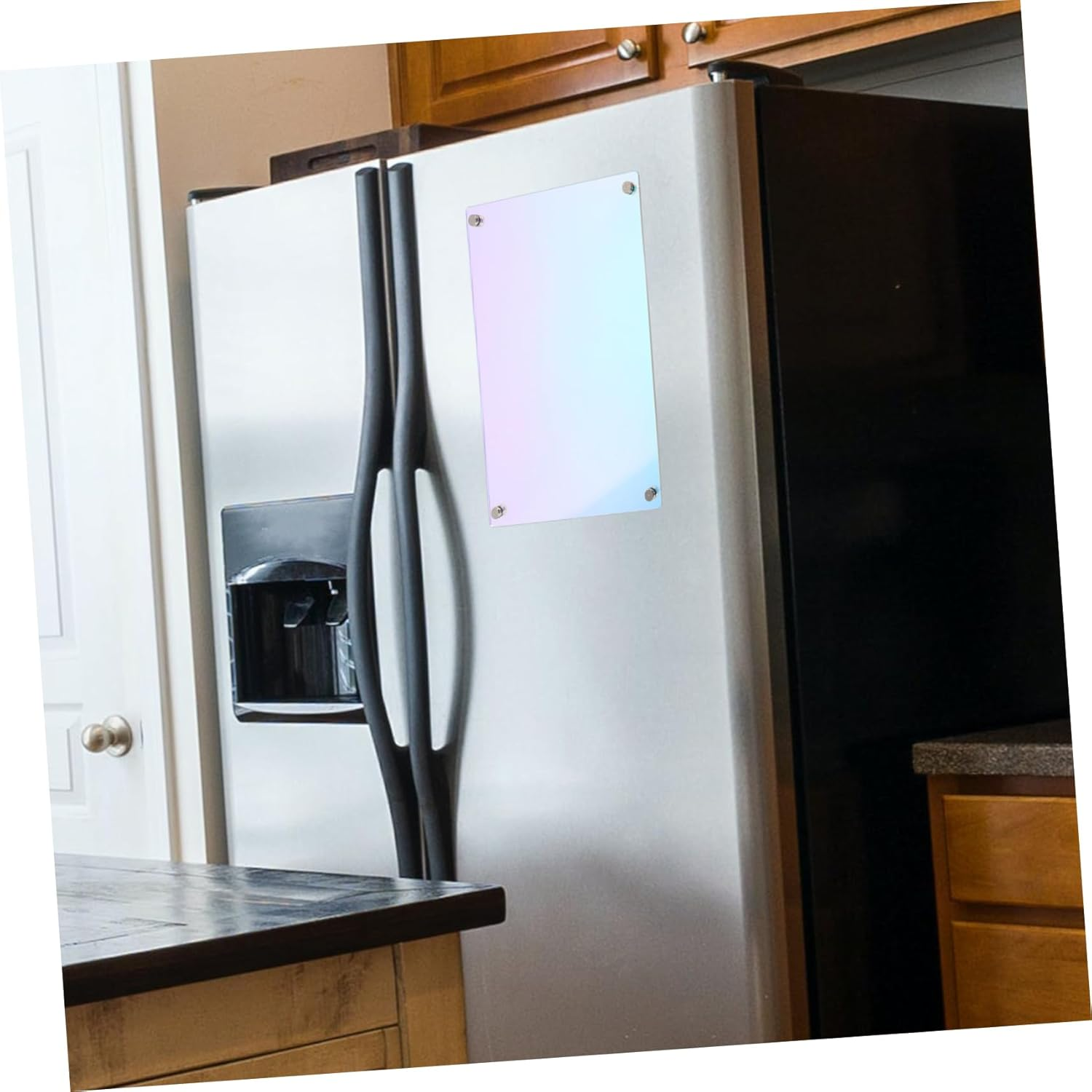 Operitacx Magnetic Reminder Board Refrigerator Writing Board Blank Acrylic Memo Planner image number 3