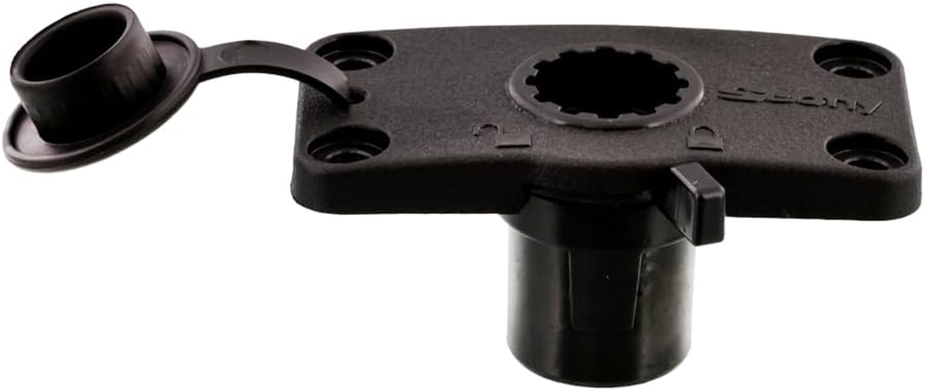 Scotty #244L-BK Locking Flush Deck Mount W/Rain Cap (Black) image number 3