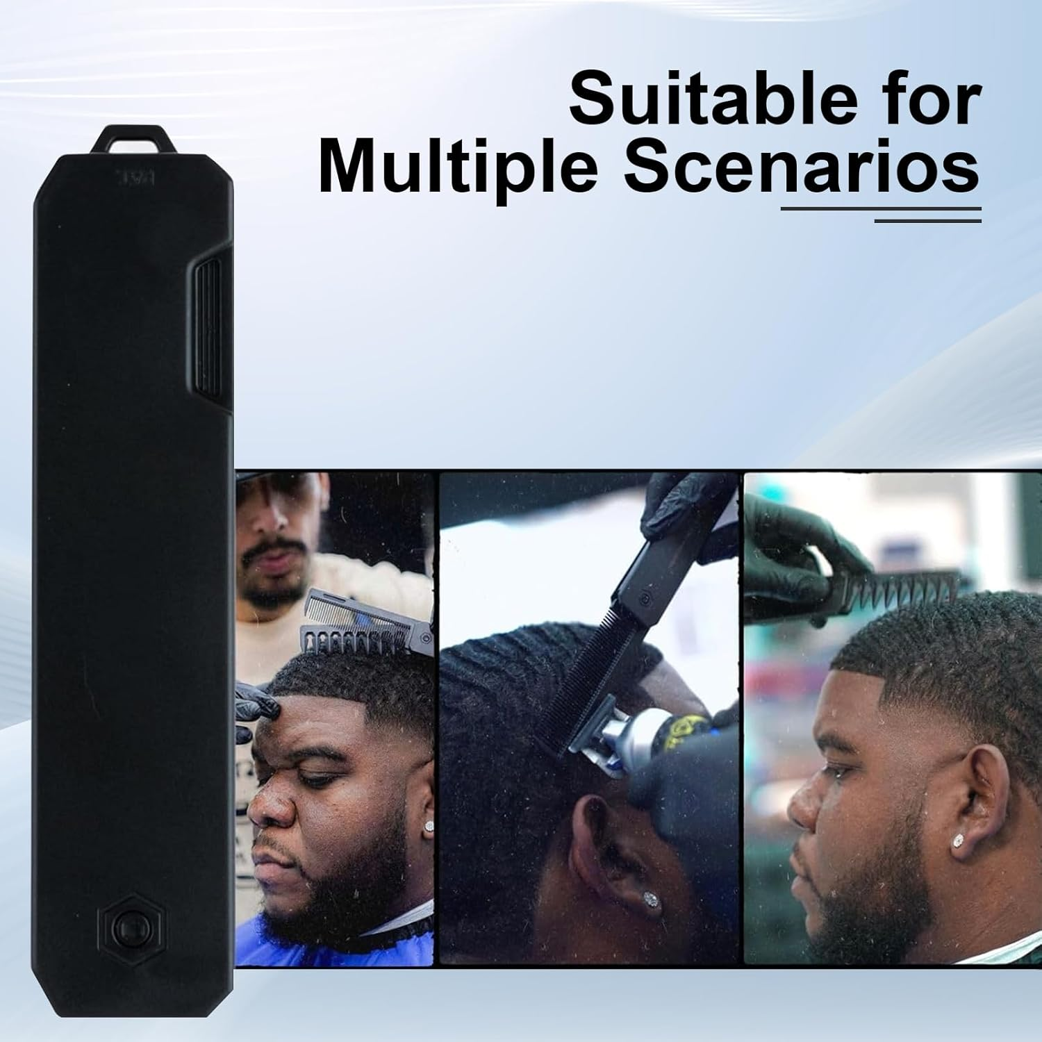 AURIVEE 3-In-1 Portable Folding Comb for Men with Fine Tooth & Wide Tooth Comb, Beard Care, Hair and Moustache Styling, Compact & Perfect for Travel image number 4