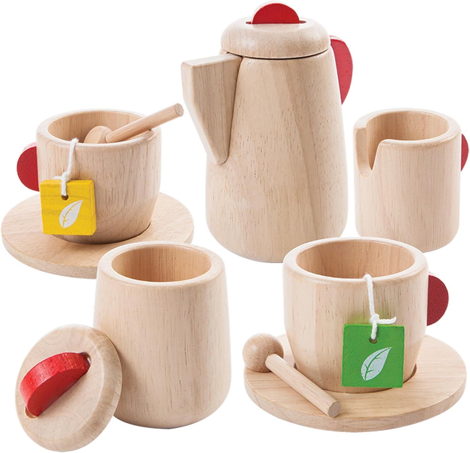Plan Toy Tea Set(Solid Wood Version)