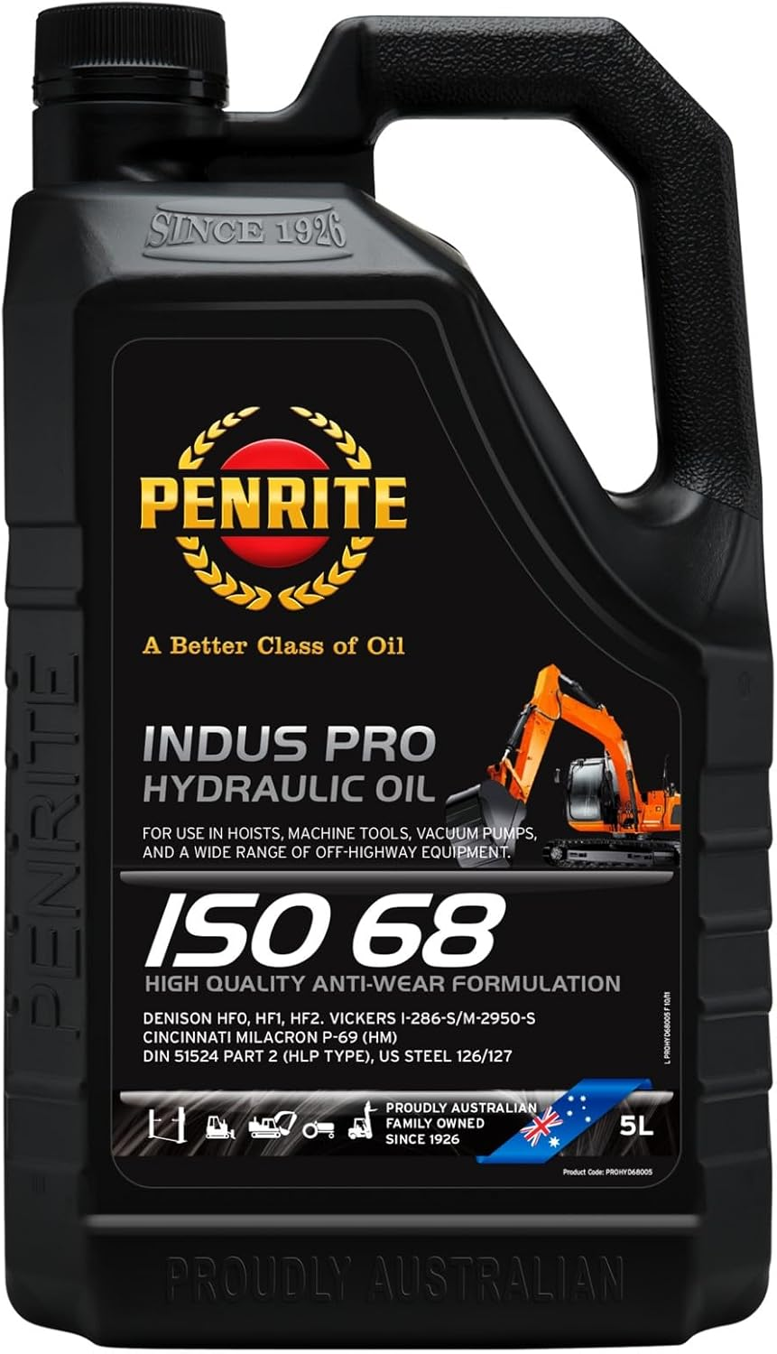 Penrite ISO 68 Indus Pro Hydraulic Oil, 5 Litre