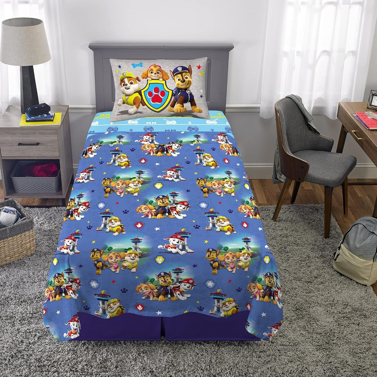 Franco Kids Bedding Super Soft Microfiber Sheet Set, Twin, Paw Patrol - Sonic The Hedgehog image number 6