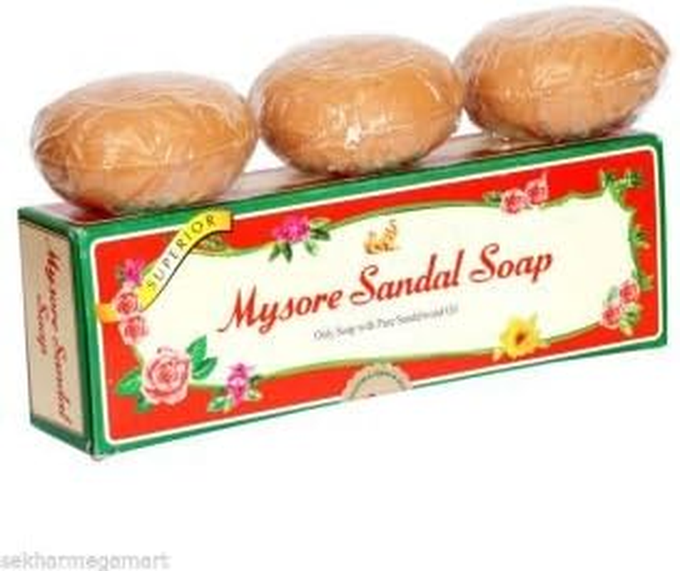 MYSORE SANDAL SOAP 150GR*3PCS (COMBO of 2 BOX) image number 2
