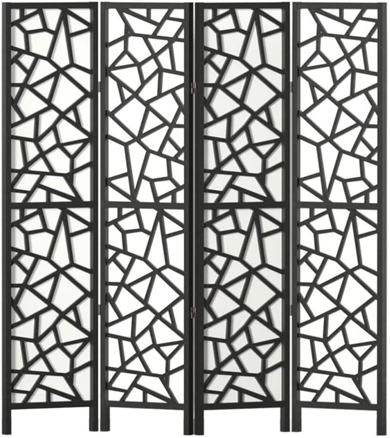 Artiss Room Divider, 4 Panel Folding Wooden Privacy Portable Screen Shelf Dividers Partition Wall Screens Home Pet Child Indoor Balcony Bedroom Furniture, Separator Water-Resistant Natural