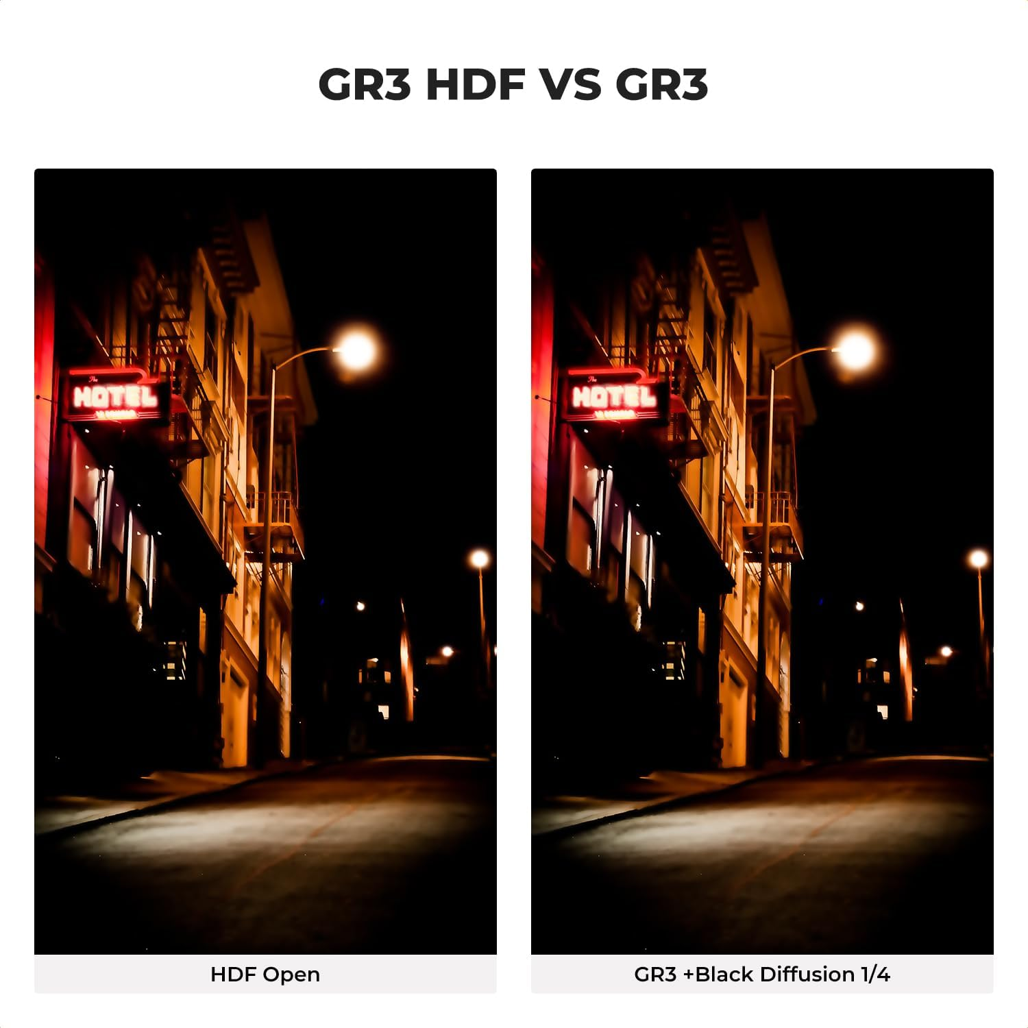 K&F CONCEPT 3 Pcs Filter Kit - UV Filter + Black Mist 1/4 + 42-49Mm Adapter Ring Set for Ricoh GR Iiix GR Iiix HDF GR3X HDF GR III GR III HDF GR3 HDF & GR II GR2 image number 3