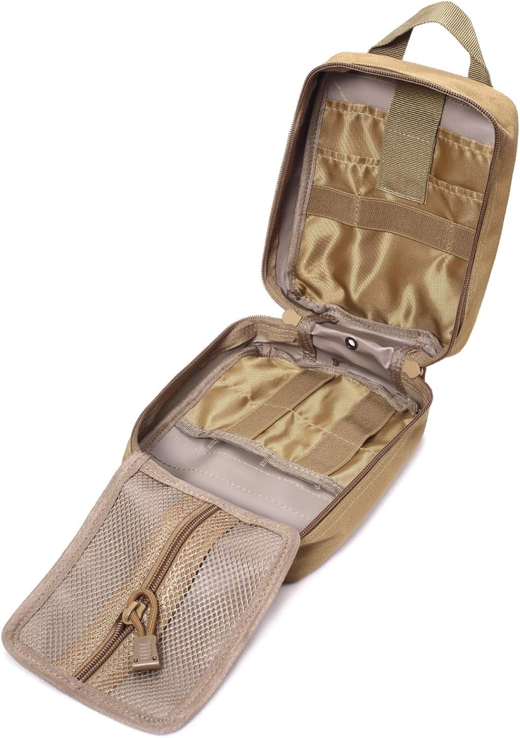 Honestptner Upgraded Outdoor Wear-Resistant Oxford Cloth Medical Pouch, Rugged Mountain Adventure First Aid Molle, Tactical Storage Pocket, Army Fans Survival Pouch, Tactical Medical Pouch image number 1