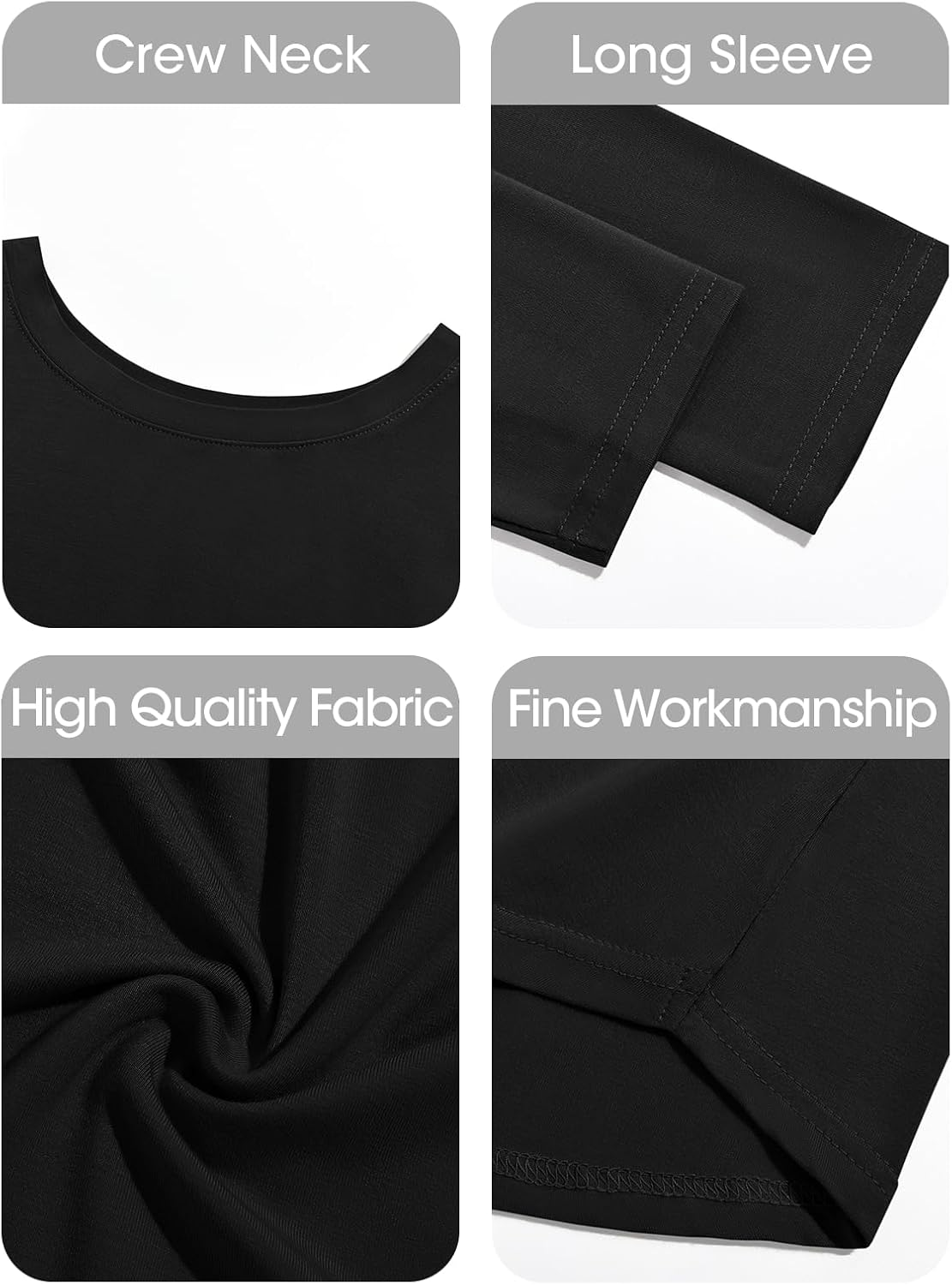 Tankaneo Womens Maternity Nursing Tops Casual Long Sleeve Double Layer Breastfeeding Shirts Pregnancy Clothes image number 4