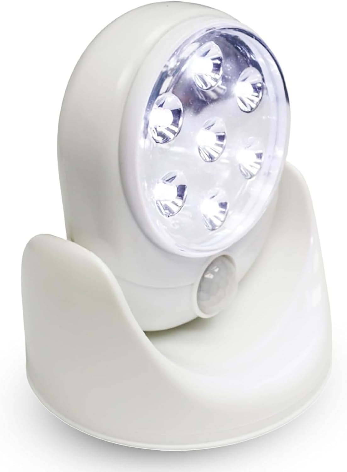 JHD 2 X 6000K Battery Motion Sensor Light Outdoor Waterproof Wireless LED Battery Powered Wall Light Auto On/Off Night Light Cool White image number 3