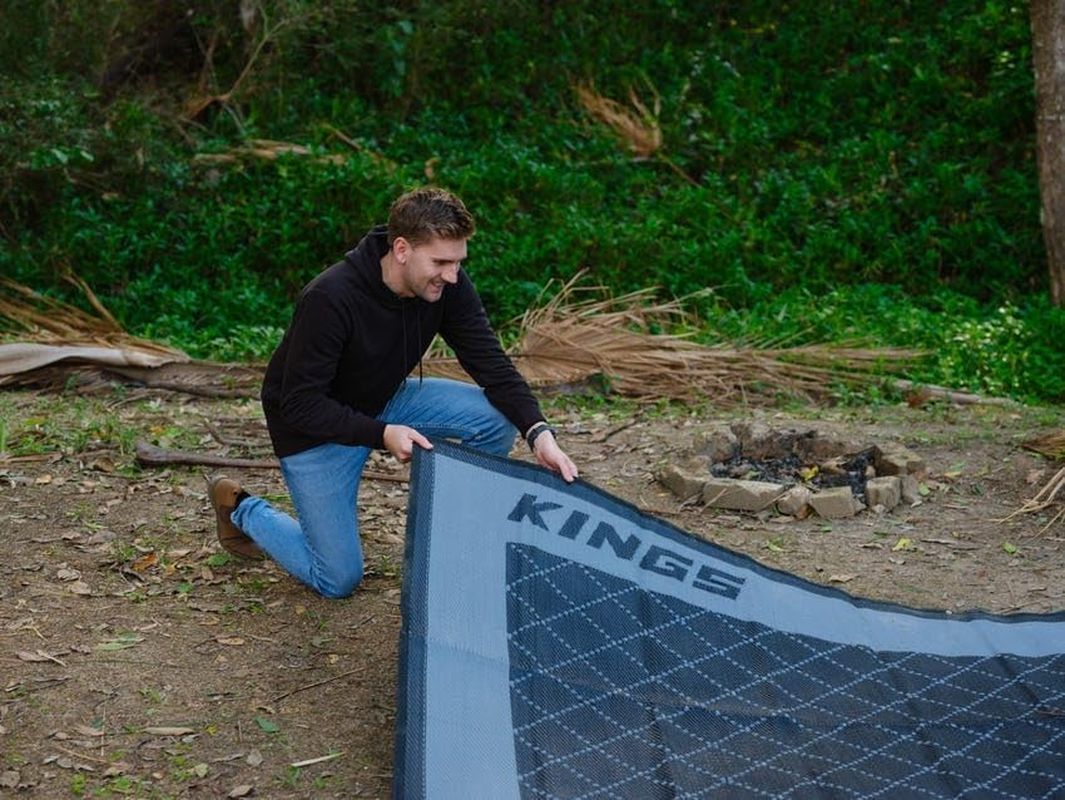 Kings Outdoor Mat 3X3M | Lightweight | Reversible | Sand and Grass Friendly | Caravan Mat image number 5