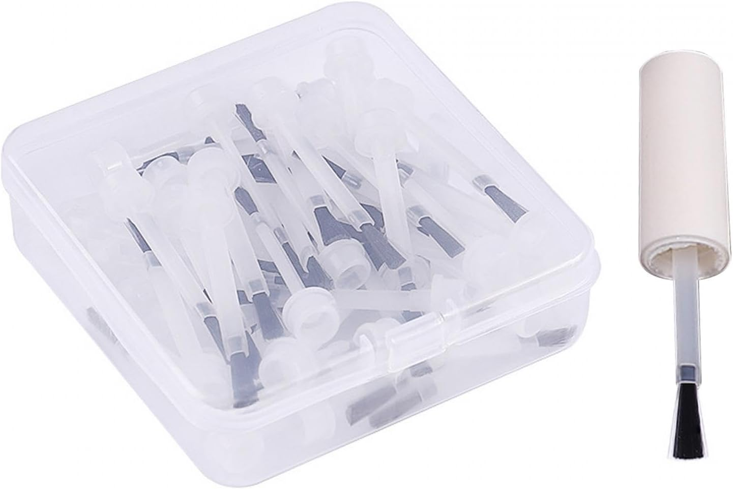 Ysyqkn 50Pcs Nail Polish Replacement Brush Manicure Tools image number 2
