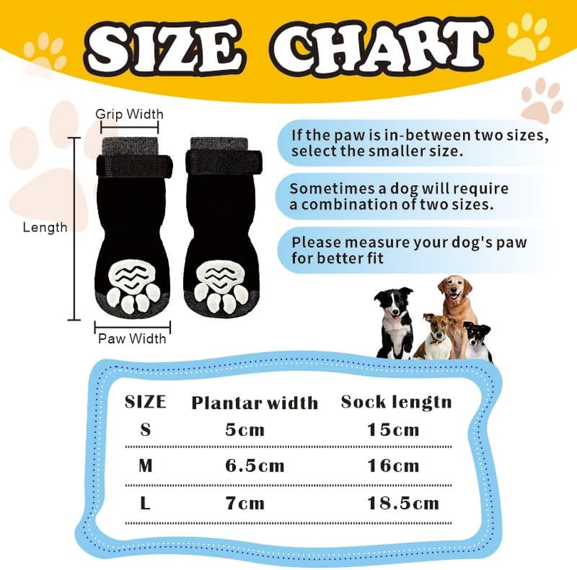 Dog Socks (Black S) image number 3