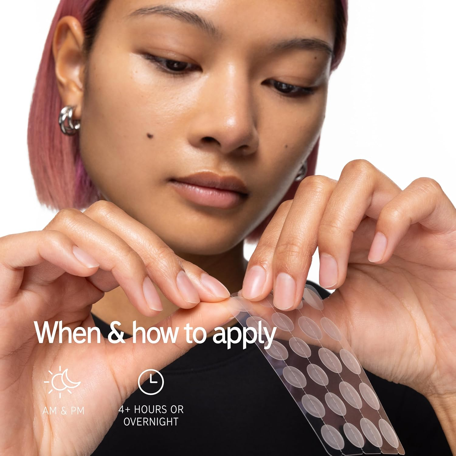 The INKEY List Hydrocolloid Invisible Pimple Patches, Spot Patches Contains Salicylic Acid, Day/Night anti Acne Patches, Vegan & Cruelty Free, Suitable for All Skin Types image number 2