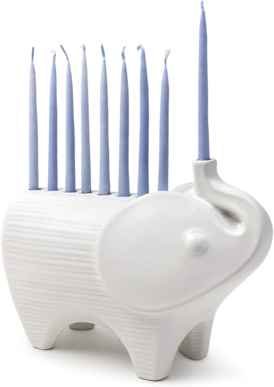 Jonathan Adler Elephant Menorah, One Size, White image number 1