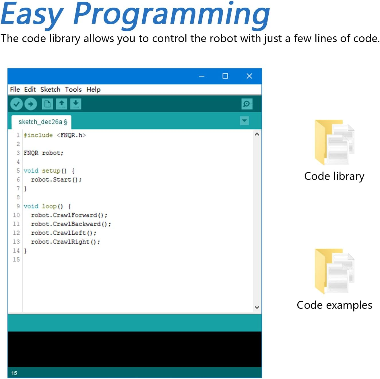 Freenove Quadruped Robot Kit (Compatible with Arduino IDE), Walking Crawling Twisting, App Remote Control, Servo STEM Project image number 4