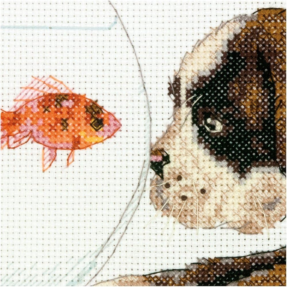 Dimensions Dog Bowl Counted Cross Stitch Kit, 14 Count White Aida, 70-65169, 7" X 5" image number 5