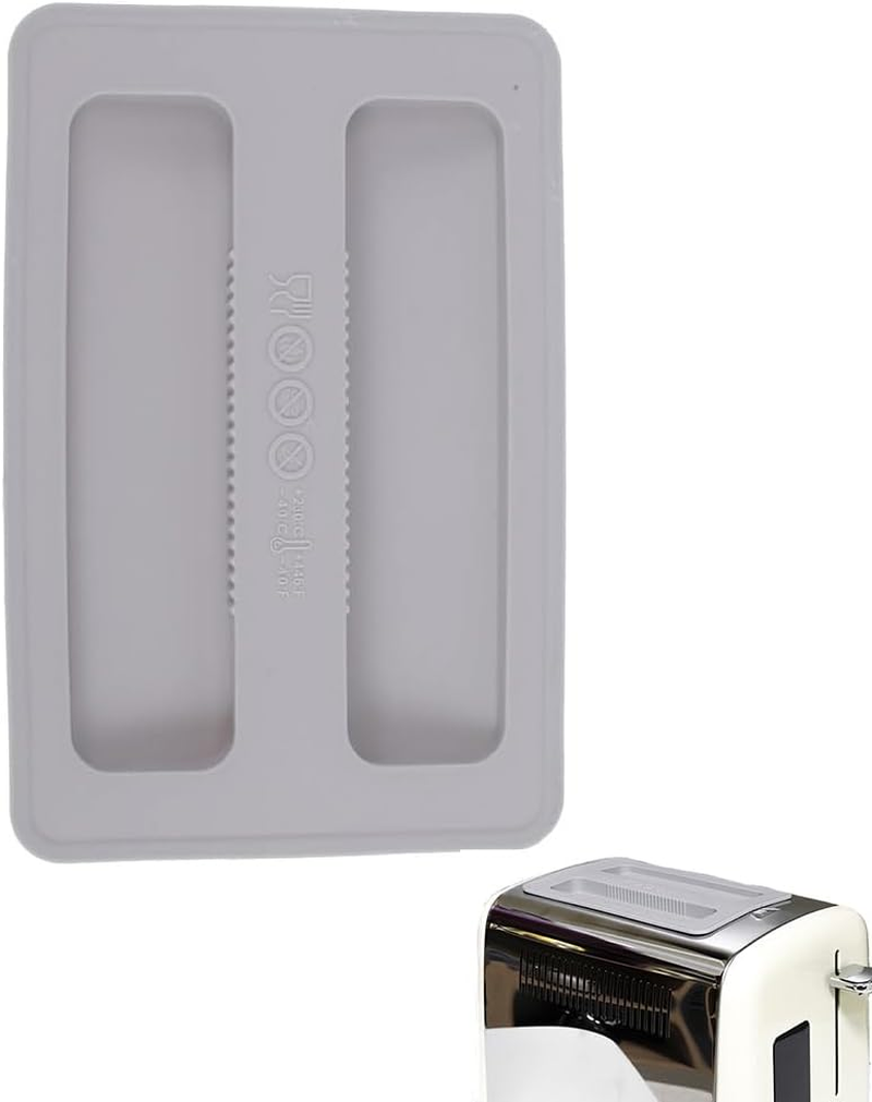 Toaster Lid Cover Silicone Covers, Toaster with Lid for Kitchen Coffee Toaster Accessories Washable Appliance Top Cover Sandwich Machine Part Accessories, General Size, Gray image number 1