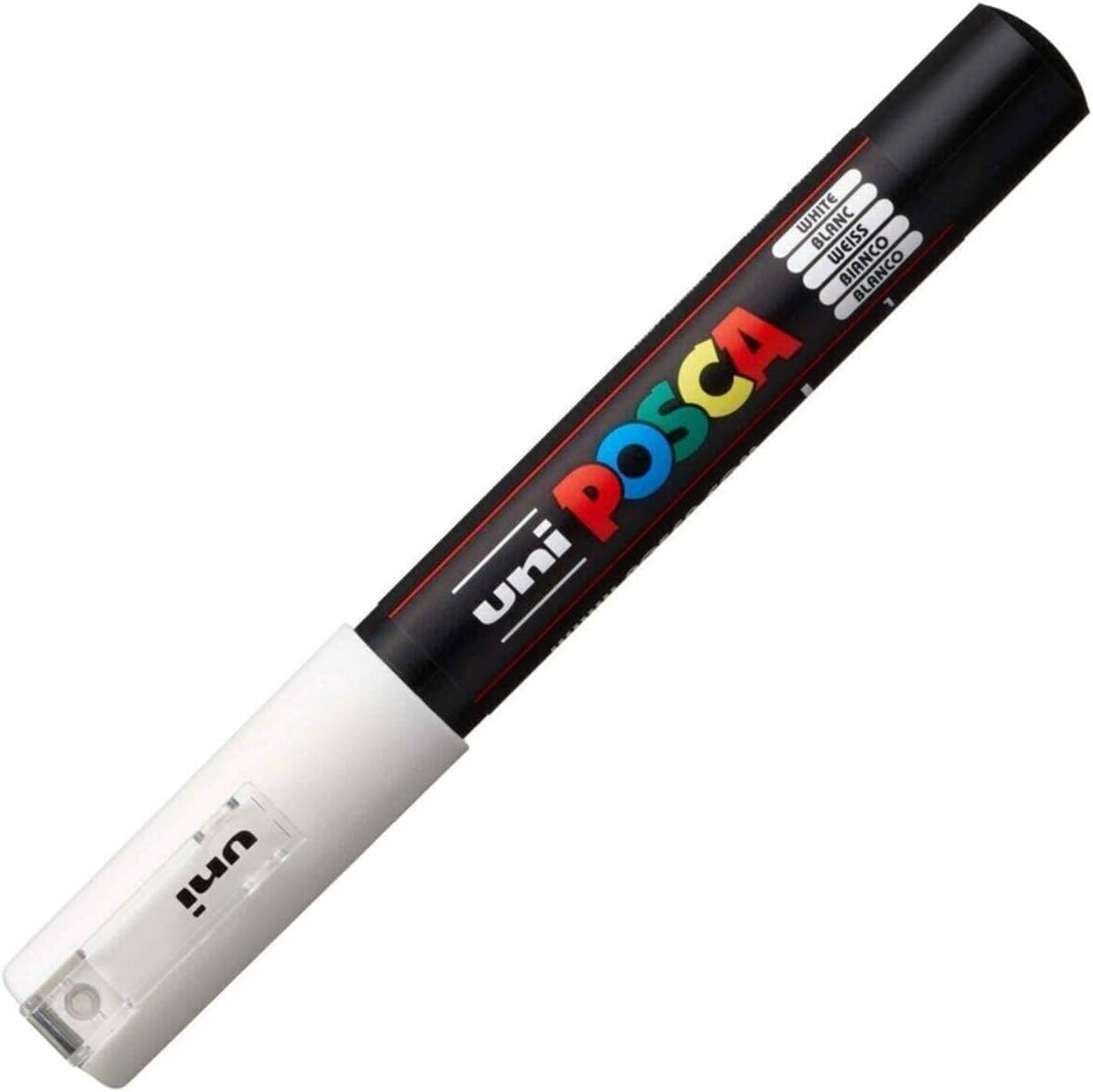 Uni-Ball Uni Posca Extra Fine Bullet Tip Marker, White image number 1