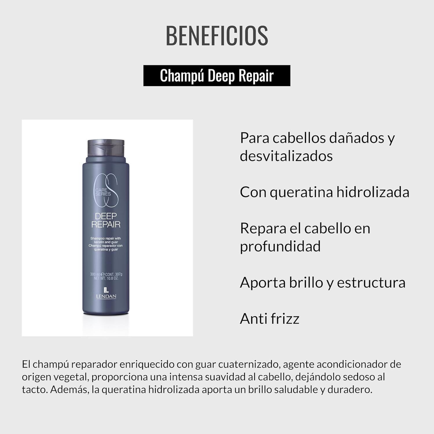 Lendan LD CS Deep Repair Repair Shampoo - 300Ml image number 3