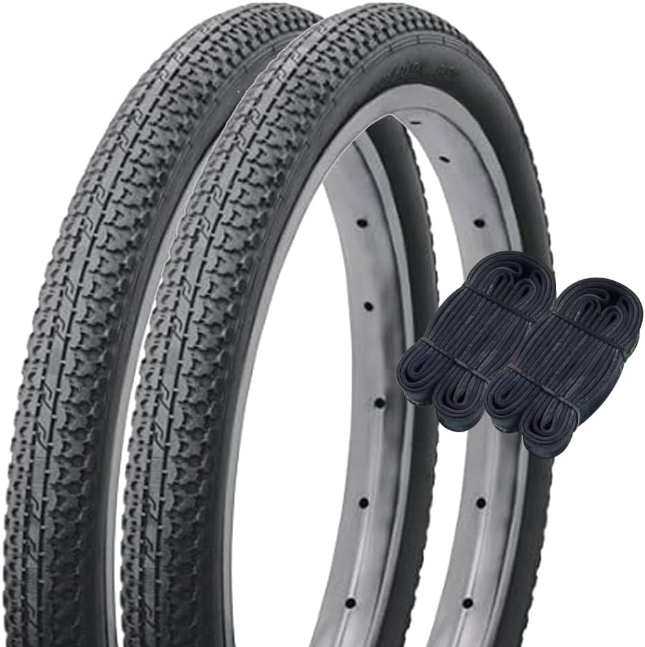 Shinko SR165 60310 20 Inch Bicycle Tires, 0.06 Inch (1.5 Mm) Extra Thick Tubes, Set of 2 Each, Pair Winding, Standard Tires, 0.8 X 0.59 Inches (20 X 1.50 Mm), Black image number 1