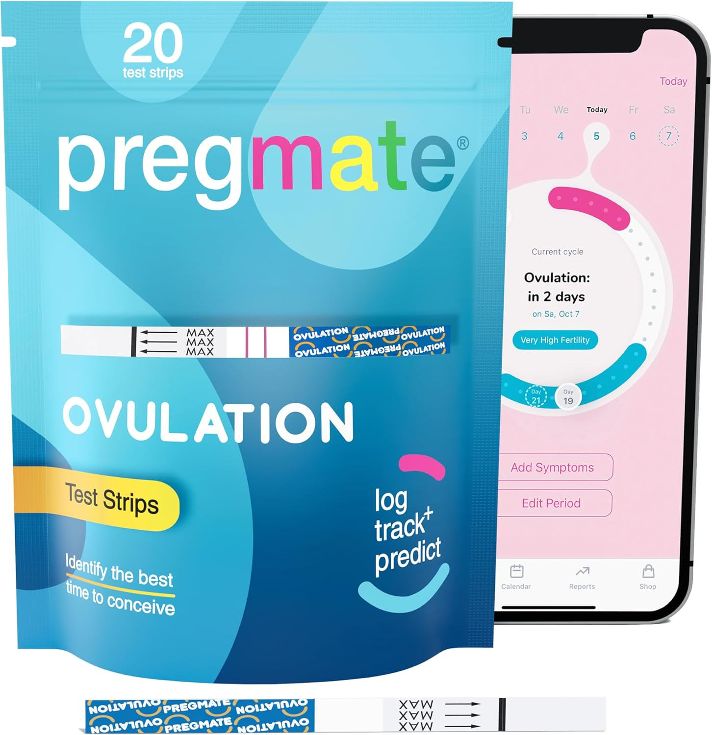 PREGMATE 20 Ovulation (LH) Test Strips Pregnancy Predictor Kit (20 LH) image number 6