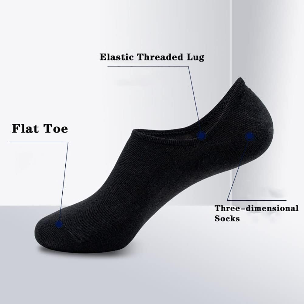 Heatunk No Show Socks for Women and Men: Low Cut, Anti-Slip, Athletic, Novelty, Casual Invisible Liner Socks image number 6