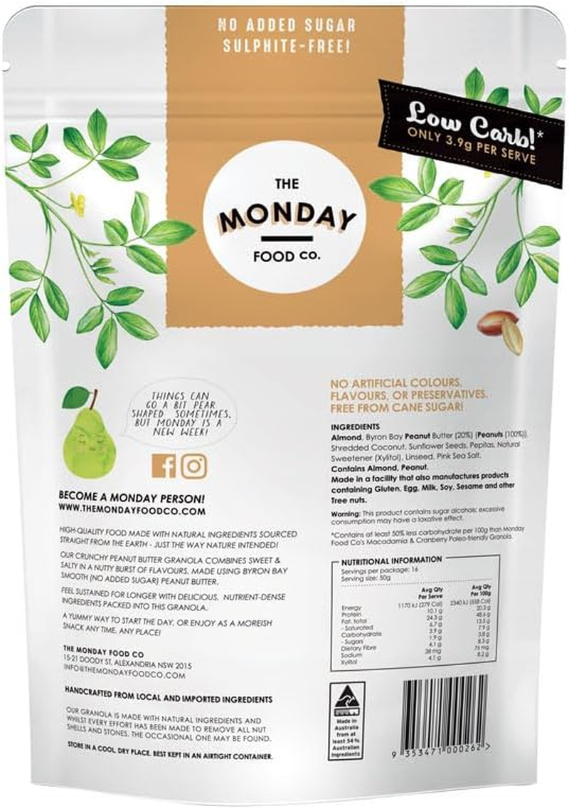 The Monday Food Co Keto Granola Mix, 800 G
