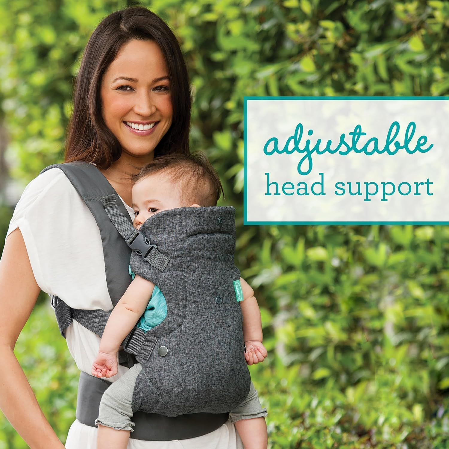 Baby Carrier, Advanced 4-In-1 Convertible Carrier, Baby Carrier Newborn to Toddler 8-32 Lbs (3.6-14.5KG) (Grey) image number 2