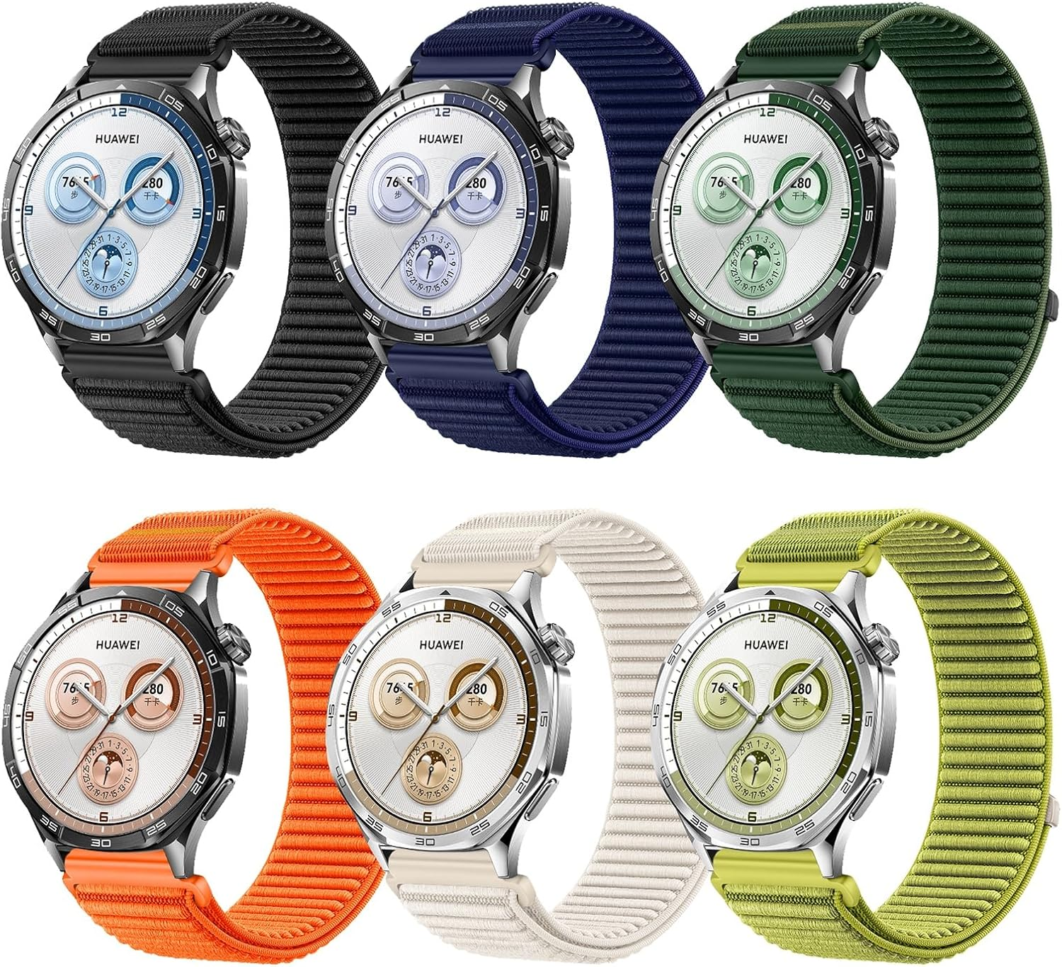 GIOPUEY Strap Compatible with Coros Pace 3, Nylon Replacement Outdoor Sport Loop Watch Strap, Braided Bracelet Strap Band image number 2