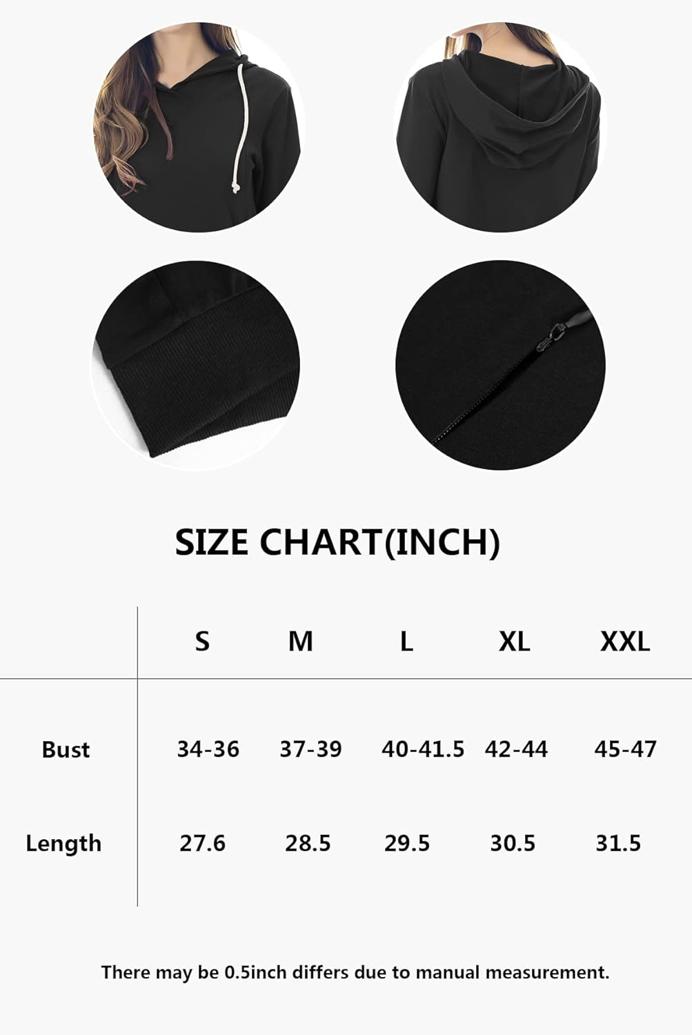 Smallshow Maternity Nursing Hoodies Women&rsquo;S Long Sleeve Breastfeeding Sweatshirt image number 3