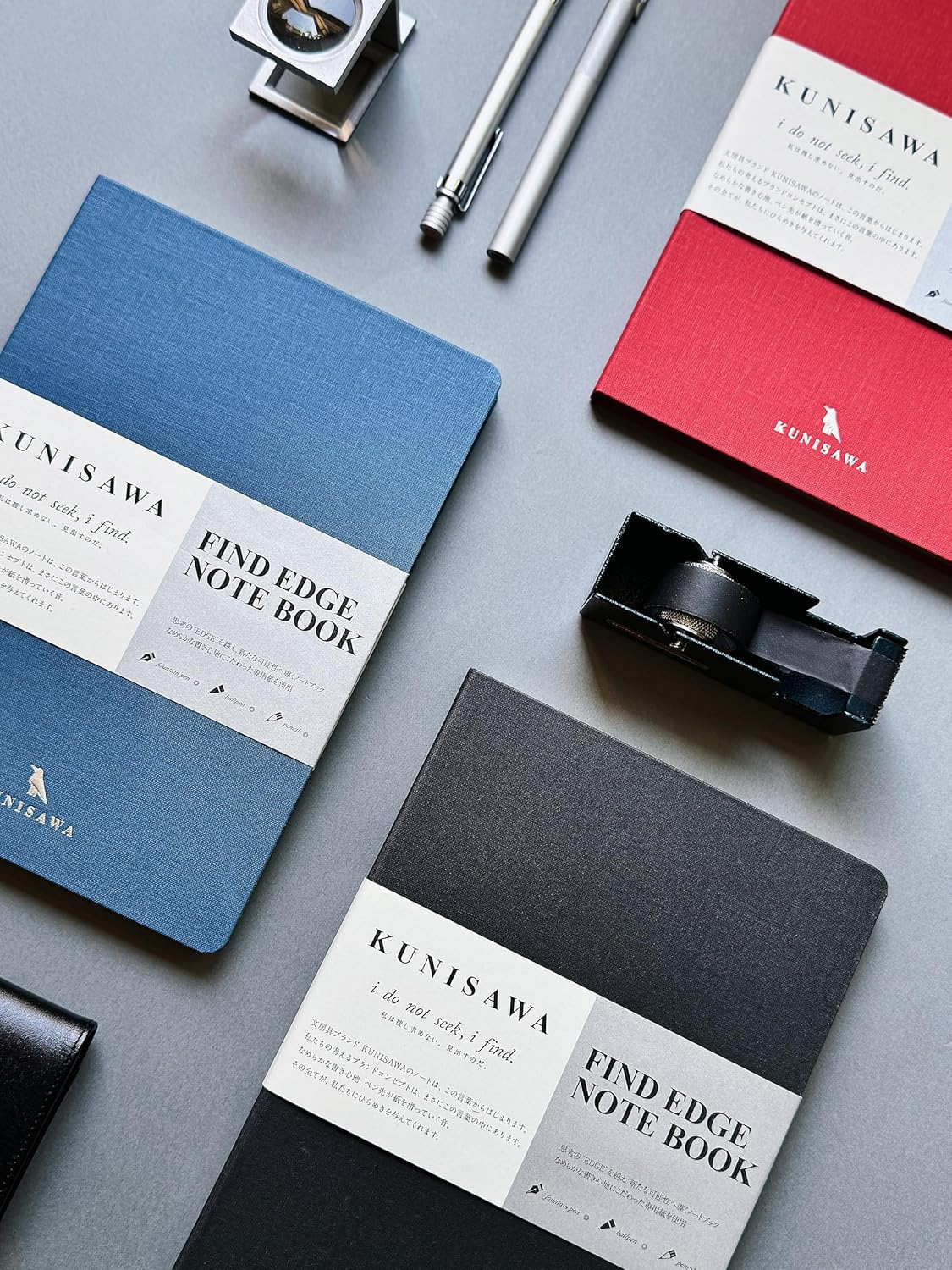 KUNISAWA GRE-01 Notebook, A5 Dot Squared, Findedge Notebook, Wasabi image number 5