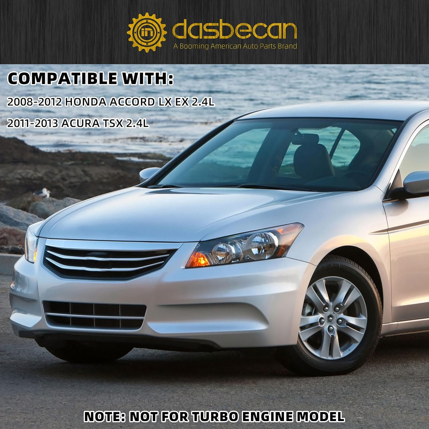 Dasbecan 2PCS Oxygen Sensor 234-9091 234-4462 Compatible with 2008-2012 Honda Accord 2011-2013 Acura TSX 2.4L Upstream & Downstream O2 Sensor Replaces# 36531-R40-A01 36532-R40-A01 image number 2