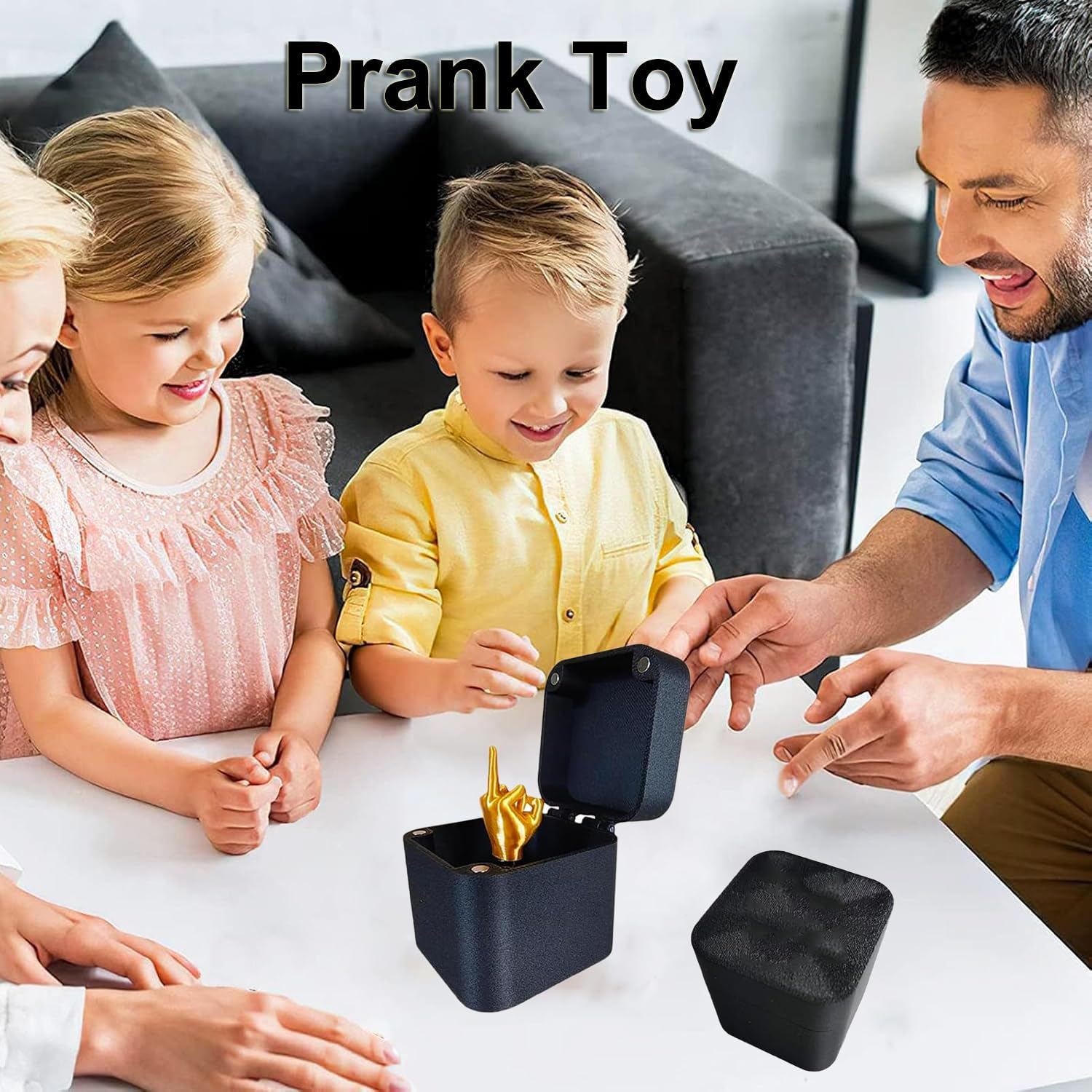 Middle Finger in a Box, Spoof Hand Prank Pop up Gift with Box for Adults, Middle Finger Surprise Gift Box, Christmas Novelty Fun Prank Gift, for Office Desk Decor Home Decor Gift (2Pcs) image number 4