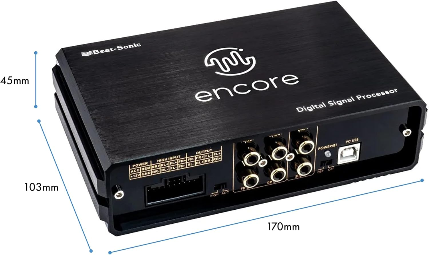 Car DSP Amplifier for Next-Gen Ranger &ndash; Plug & Play 4-Channel OEM Integration Amp (Encore X) image number 3