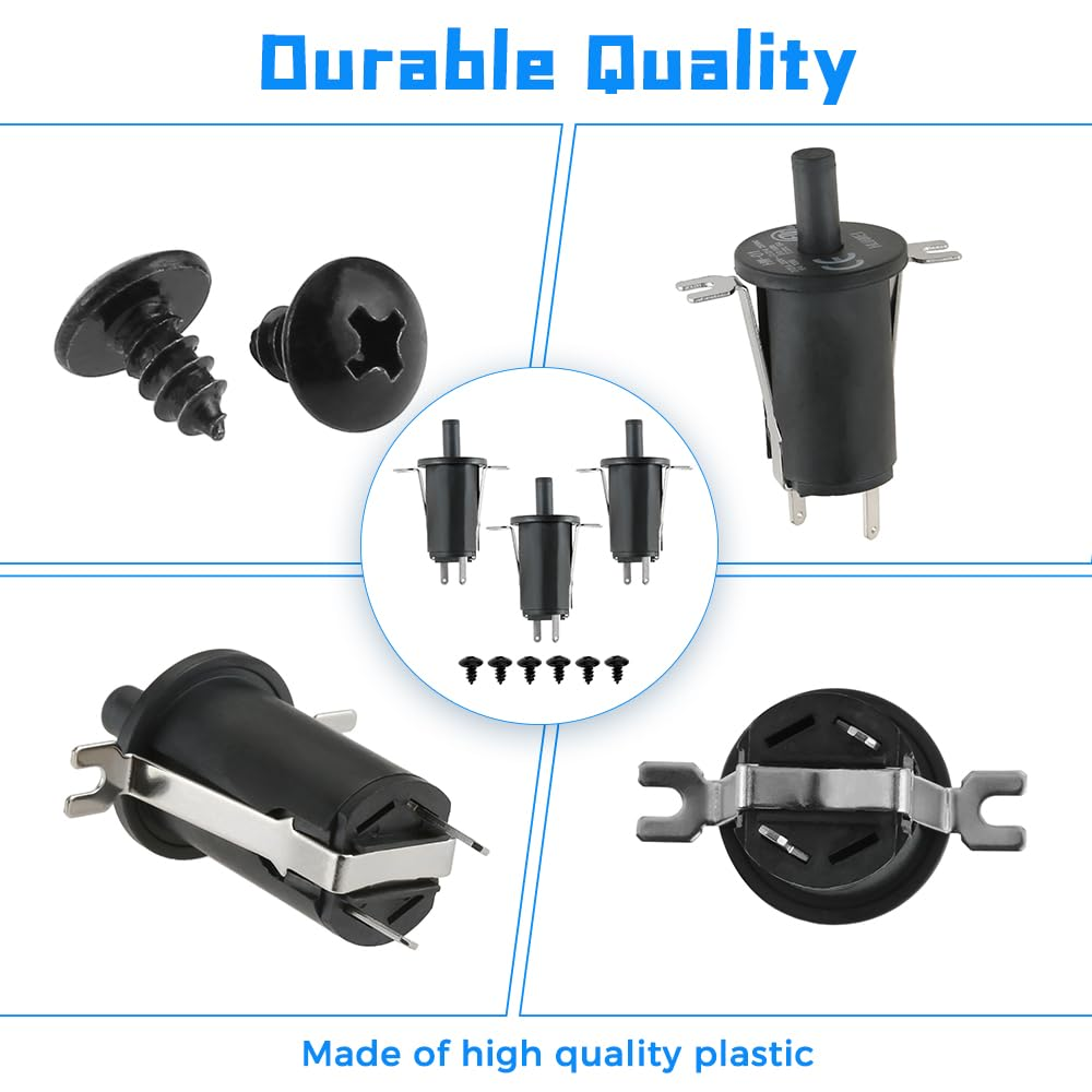 Dophee 3 PCS Hopper Lid/Door Switch Kit, Replacement Part for Masterbuilt Gravity Series 560/800/1050 XL and Digital Charcoal Grill and Smoker image number 4