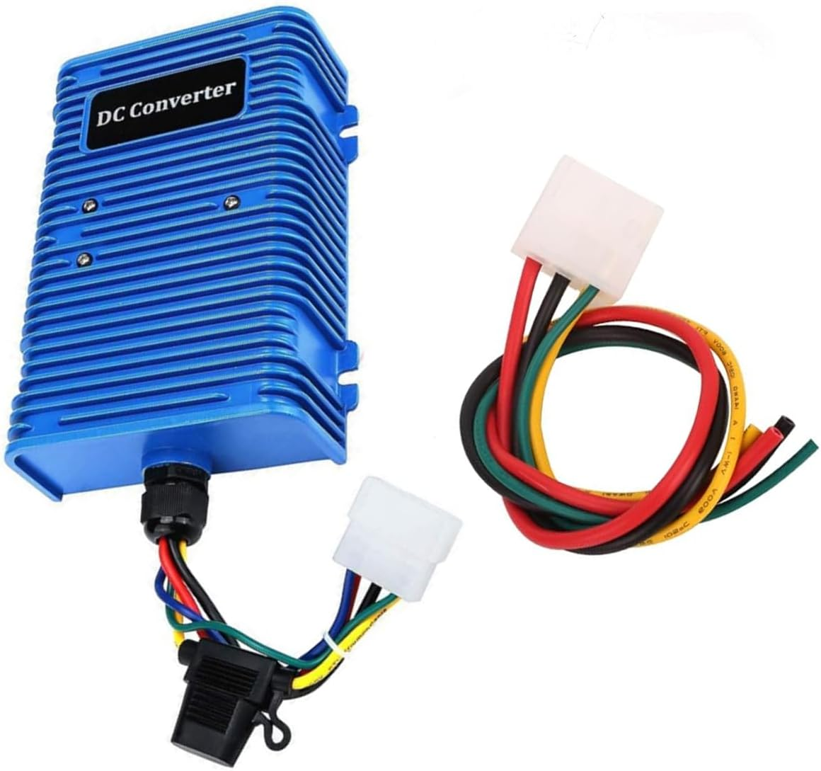 Golf Cart Voltage Reducer DC Converter 36V or 48V to 12V / 30 Amp 360 Watts with Dual Power Source image number 4