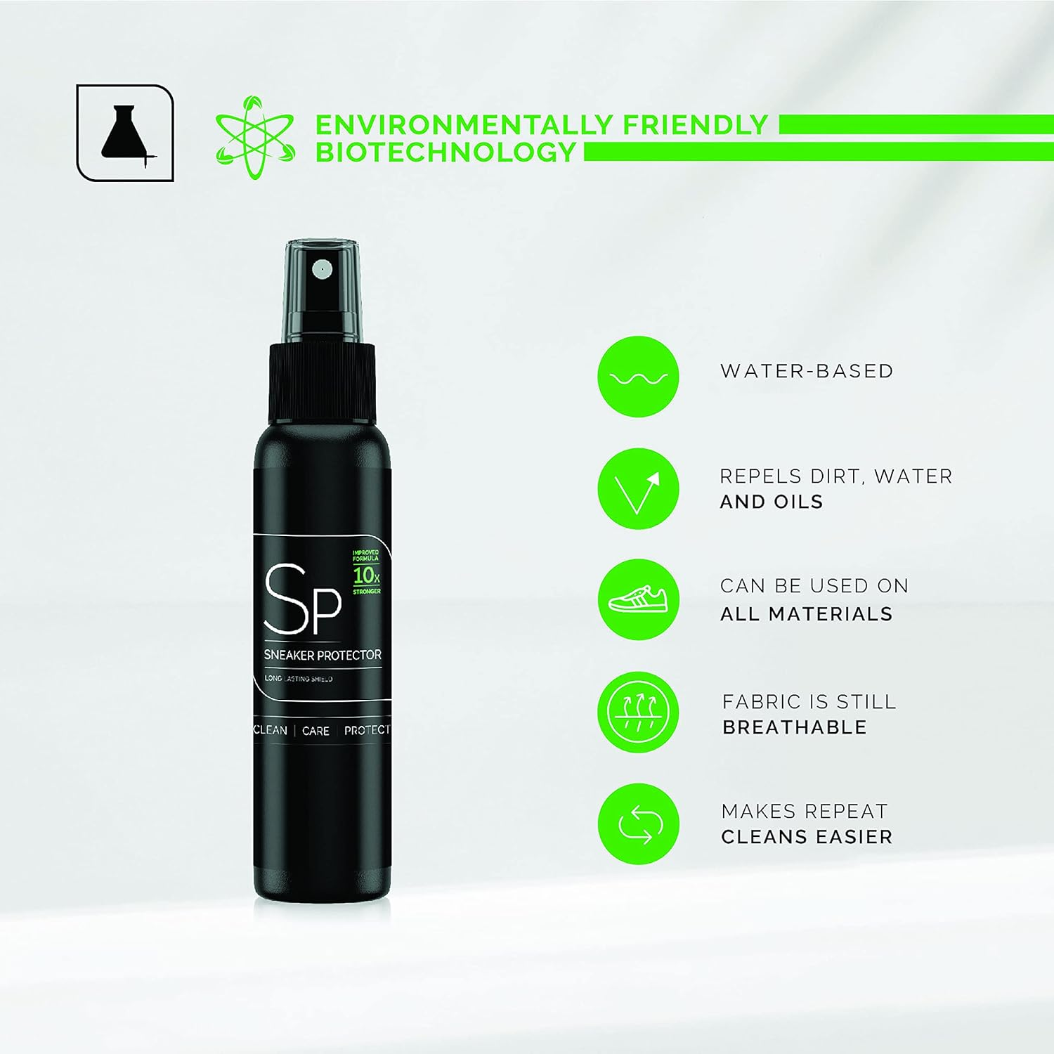 Sneaker LAB Shoe Protector Spray - Perfect for Suede, Leather & Various Other Materials - 1.7 & 4.2 Fl Oz Bottles image number 6